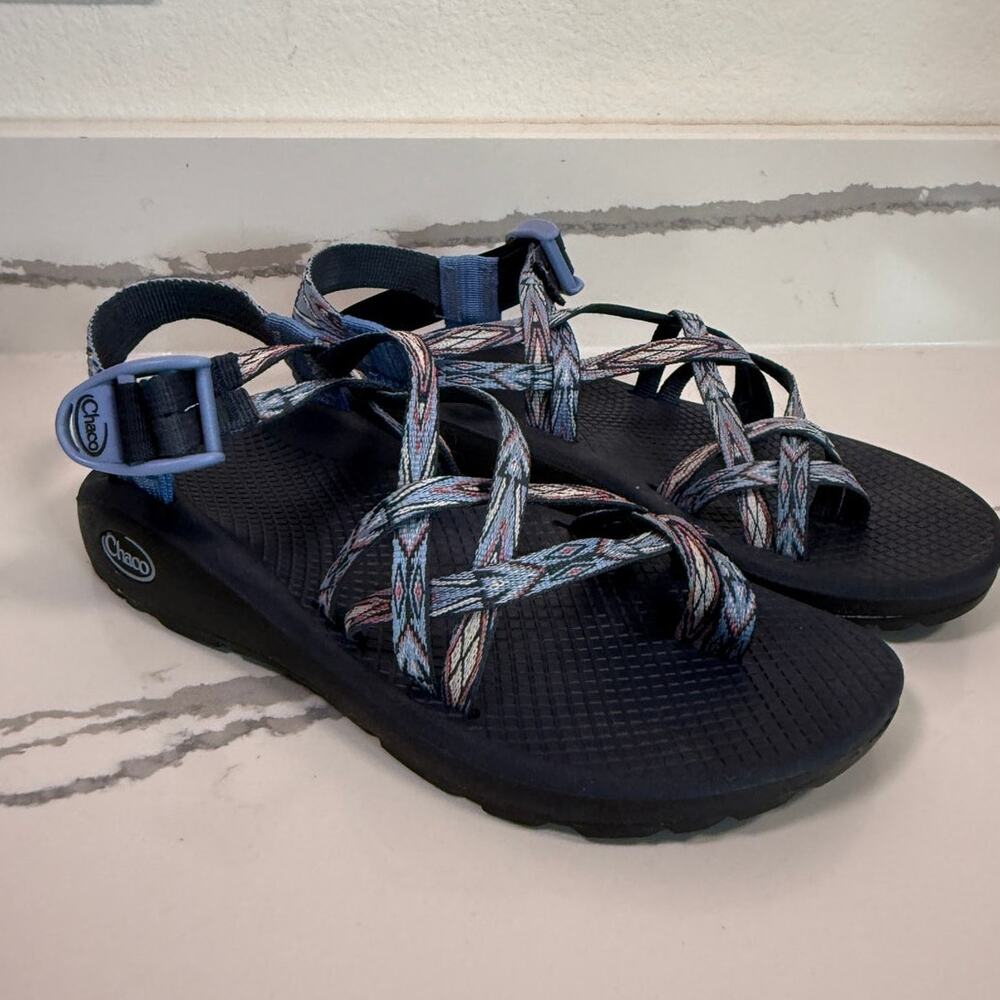 Chaco Sandals Women's ZX Cloud Scuba Eclipse Adjustable Cushioned Size 7 Strappy